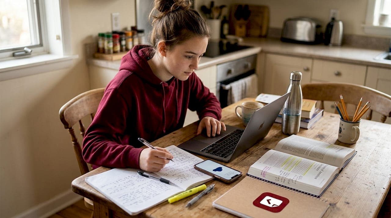 Save and sync homework for better grades, less stress